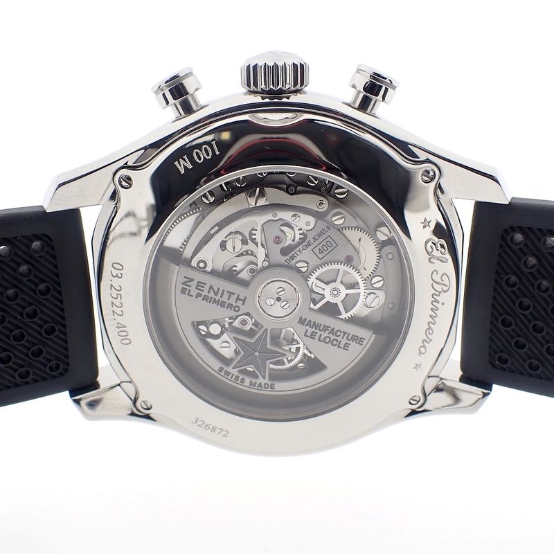 Image 10 of Zenith El Primero Skeleton; Chronograaf heren horloge