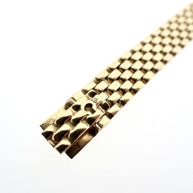 Image 4 of Chopard Happy Diamonds; Gouden dameshorloge met diamanten