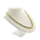 Image 3 of Gold twisted link necklace | 48 cm