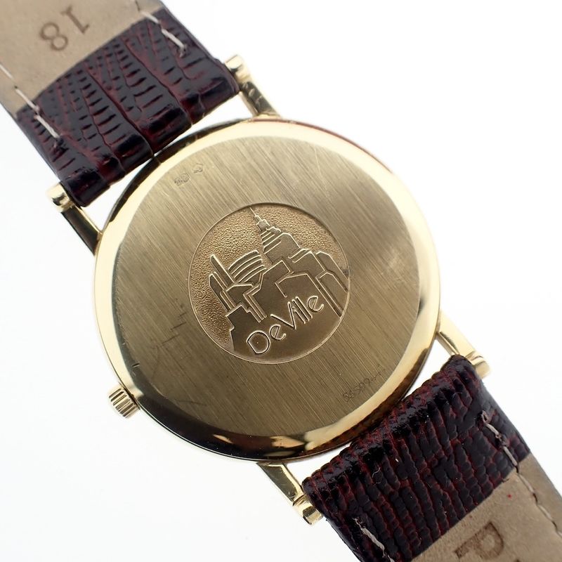 Image 4 of Omega De Ville Prestige; 18k gold men's watch