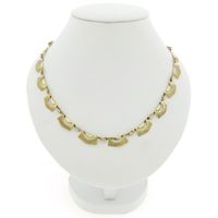 Two-tone gold fantasy link chain