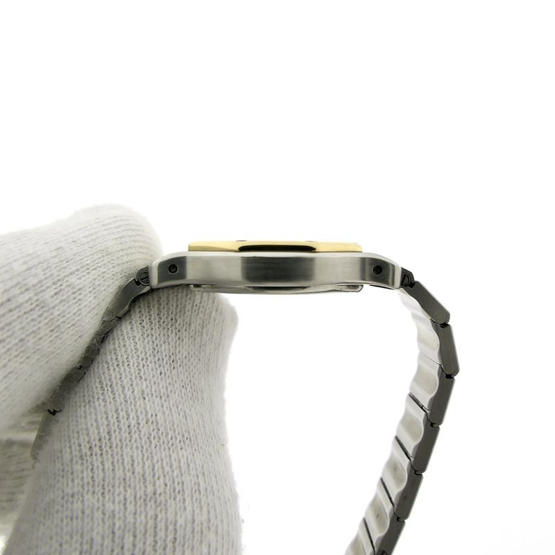 Image 8 of Cartier Santos Octagon 187903; Gold/steel ladies' watch