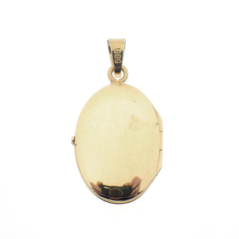 Image 11 of Vintage gold locket pendant | Floral design