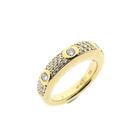 Image 1 of Gold ring with diamonds; 0.67 ct.