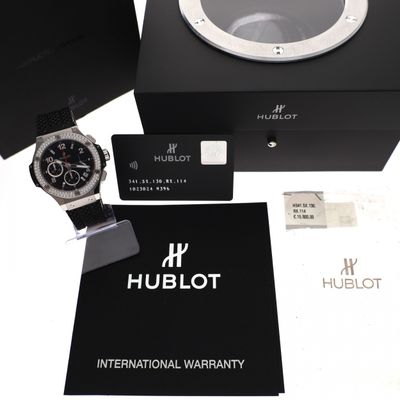 Hublot Big Bang Diamonds 41mm 314.SX.130.RX.114; Automatisch Chronograaf Horloge Afbeelding 2 van Hublot Big Bang Diamonds 41mm 314.SX.130.RX.114; Automatisch Chronograaf Horloge