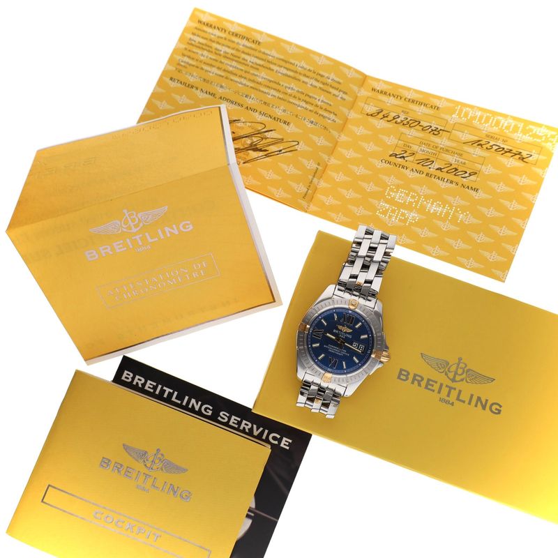 Afbeelding 15 van Breitling Windrider Cockpit 'Big-Date B49350; Automatisch Heren Horloge