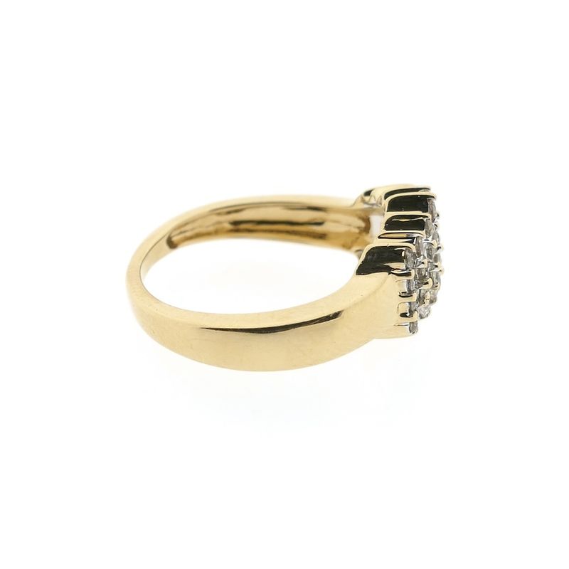 Image 5 of Gold ring pavé set with diamonds | approx. 0.56 ct.