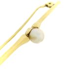 Image 8 of Gold brooch with cultured pearl