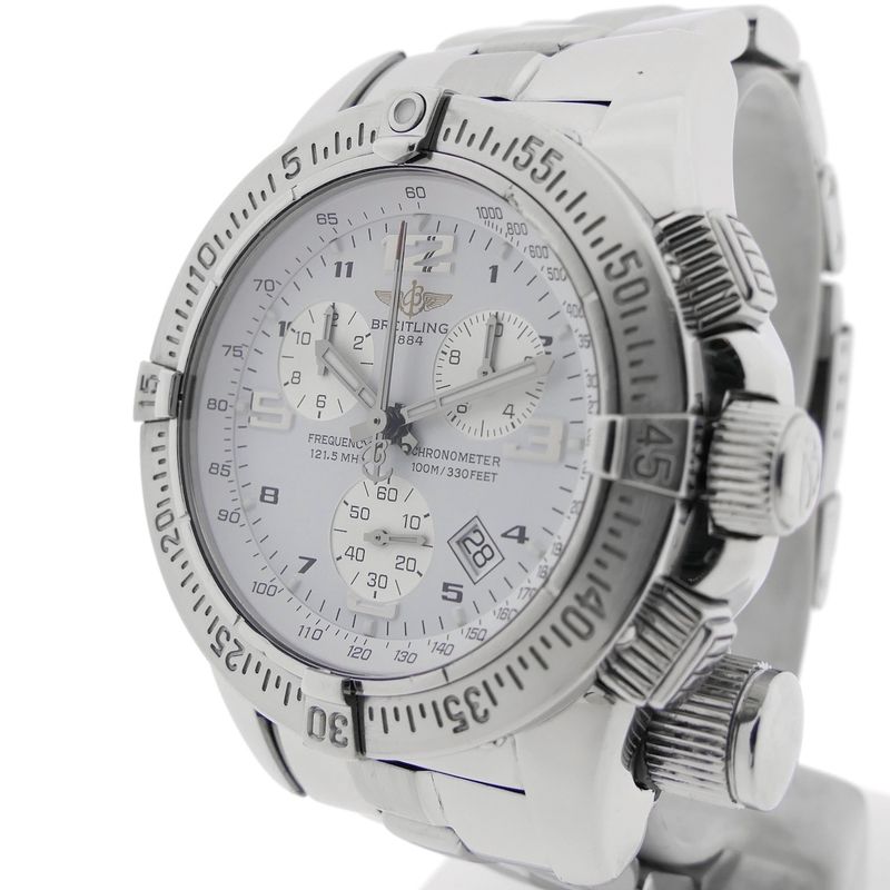 Image 2 of Breitling Emergency Mission A73321; Chronograph men's watch with emergency transmitter