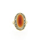 Image 3 of Gold ring with carnelian | Vintage