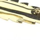Image 4 of Gold feather brooch