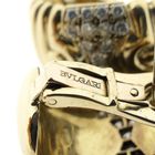 Image 10 of BVLGARI gold earrings with diamonds; 1.32 ct.