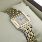 Image 4 of Cartier Panthère '2 Row'; Midsize gold/steel women's watch