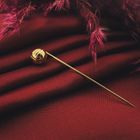 Image 2 of Gold lapel pin/tie pin; volleyball