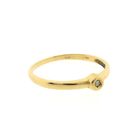 Image 5 of Gold solitaire ring with diamond | 0.01 ct.