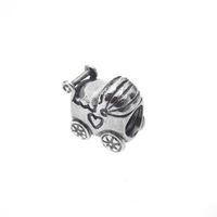 Pandora charm; Silver; Stroller