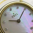 Image 4 of Ebel Wave 'Mother of Pearl'; Gold/steel women's watch with diamonds