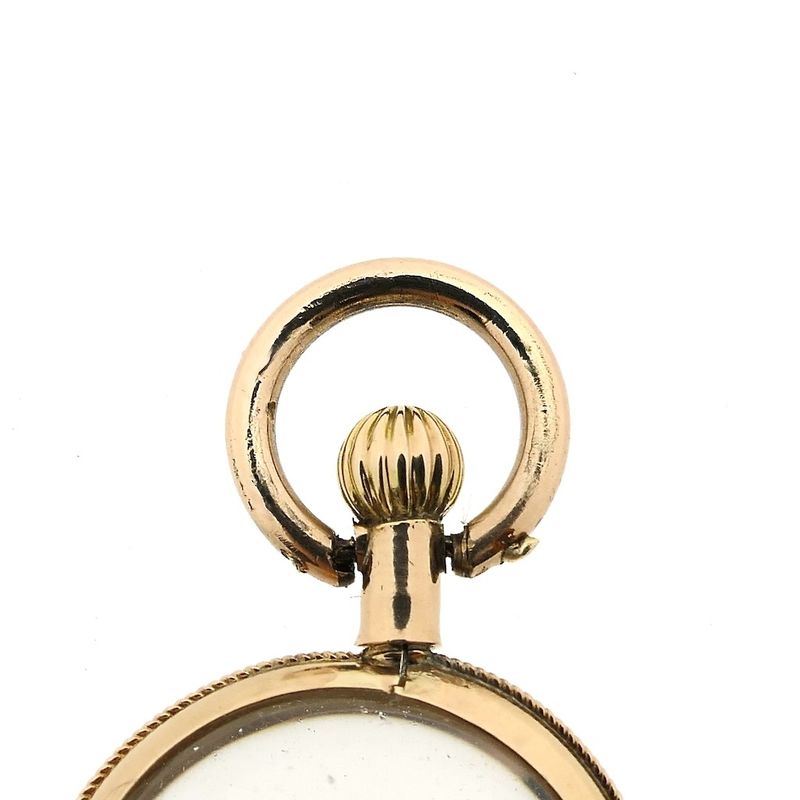 Image 7 of Antique gold locket with glass