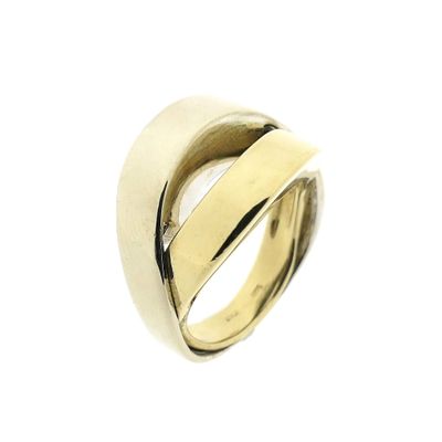 Image 1 of Two-tone gold fantasy ring