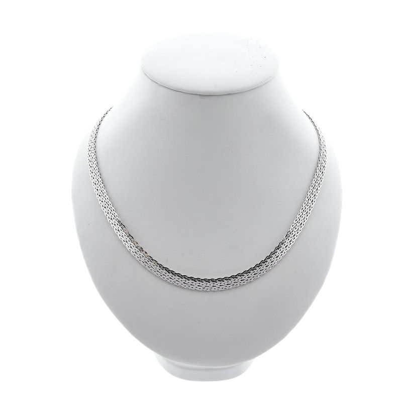 Image 1 of White gold fantasy link chain.