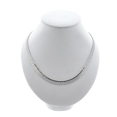 White gold fantasy link chain. Image 1 of White gold fantasy link chain.