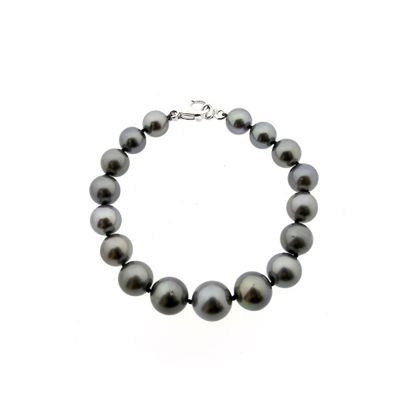 Pearl bracelet with white gold | 20.5 cm Image 1 of Pearl bracelet with white gold | 20.5 cm