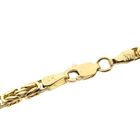 Image 6 of Gold Square Byzantine Link Necklace; Midas