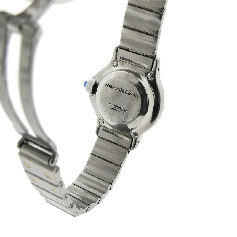 Image 10 of Cartier Santos Octagon Automatic; 18k gold/steel women's watch