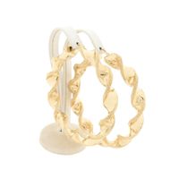 Gold spiral earrings