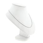 Image 5 of White Gold Venetian Box Chain Necklace