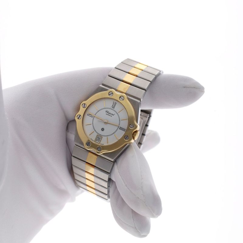 Image 7 of Chopard St. Moritz 8023; 18k. Gold/Stainless Steel Unisex Watch