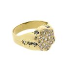 Image 4 of Gold ring with diamonds; Approx. 0.27 ct.