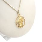 Image 2 of 18 carat gold pendant of the Roman goddess Fortuna