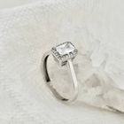 Image 2 of White gold ring with zirconia