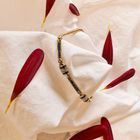 Image 2 of Gold bracelet with sapphire and diamond; 0.03 ct. | 18 cm