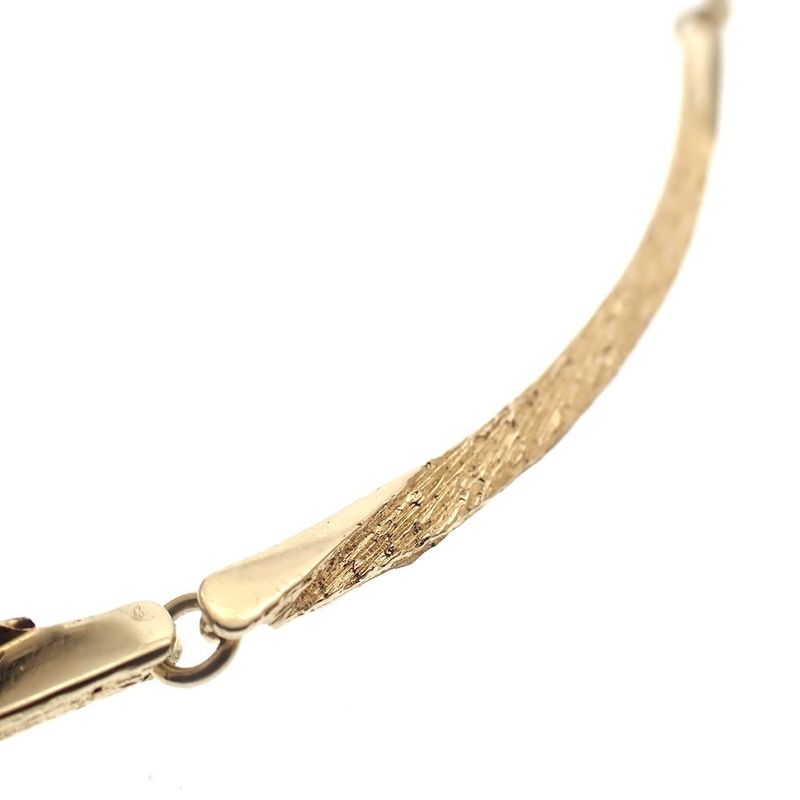 Image 5 of Gold necklace with organic design | 43 cm