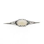 Image 1 of Silver Brooch with Moonstone