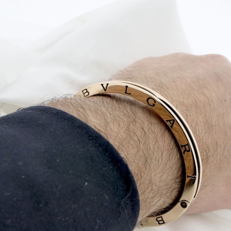 Image 4 of 18K rose gold slave bracelet; B.ZERO 1 | BVLGARI