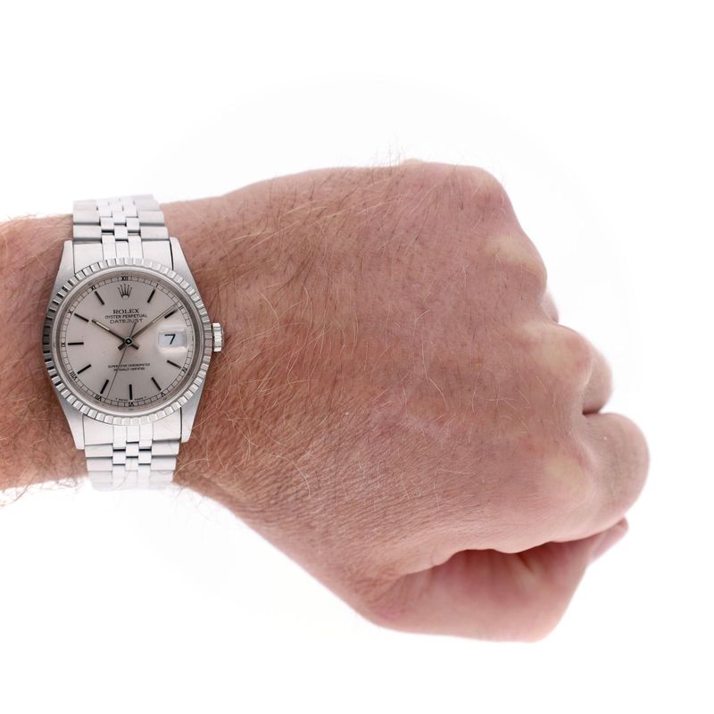 Afbeelding 16 van Rolex Datejust 36mm 16220; Vintage Automatisch Horloge