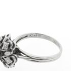 Image 6 of White gold ring set with rose-cut diamonds | 0.45 ct.