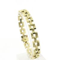 Gold Bismarck link bracelet