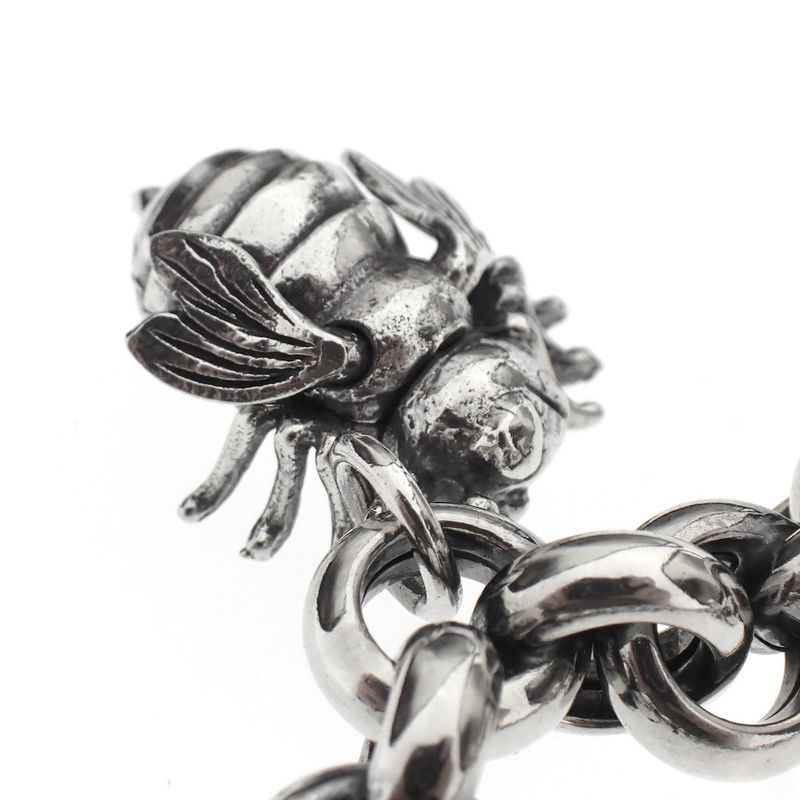 Image 3 of Silver robust charm bracelet; La Niki | 20 cm