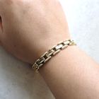 Image 2 of 8-karat Bismarck link bracelet | 18.5 cm