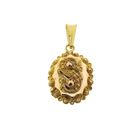 Image 1 of Two-tone antique gold pendant with Zeeland knots