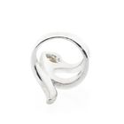 Image 6 of Artistic silver ring with zirconia