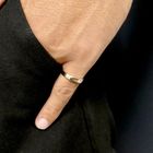 Image 10 of Gold Jeunesse pinky ring with diamond; 0.015 ct.