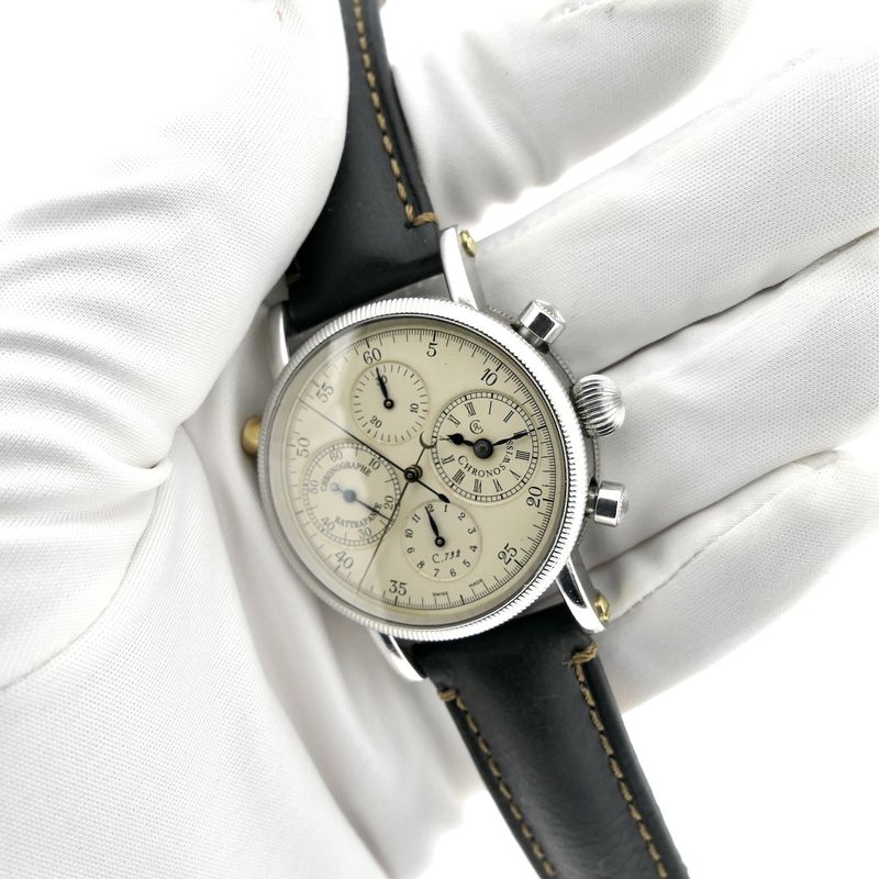 Image 23 of Chronoswiss Rattrapante Chronograph CH7323; Automatic men's watch with double chronograph