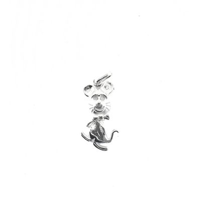 Silver pendant; Moving mouse Image 1 of Silver pendant; Moving mouse