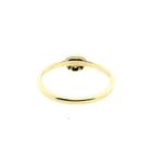 Image 4 of Gold ring with diamond; 0.05 ct.