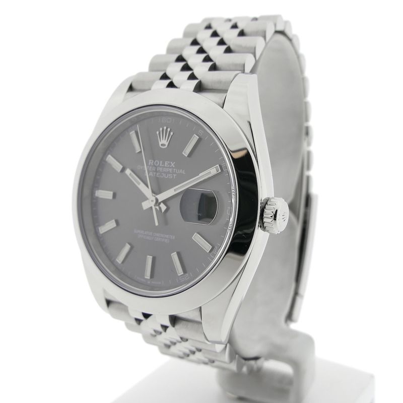 Image 2 of Rolex Datejust 41mm 'Rhodium' 126300; Automatic men's watch